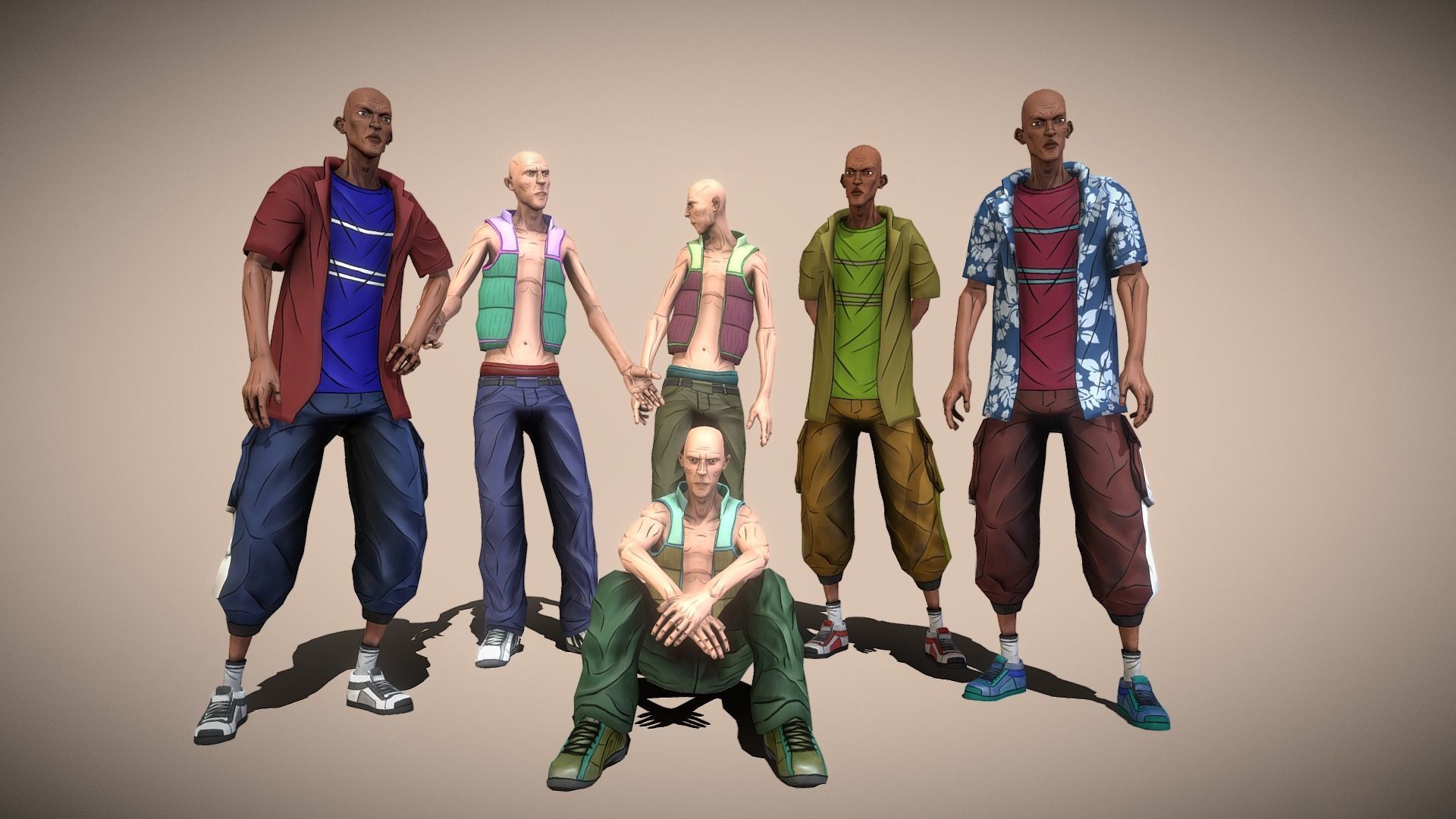 Urban Pack 3D model_3