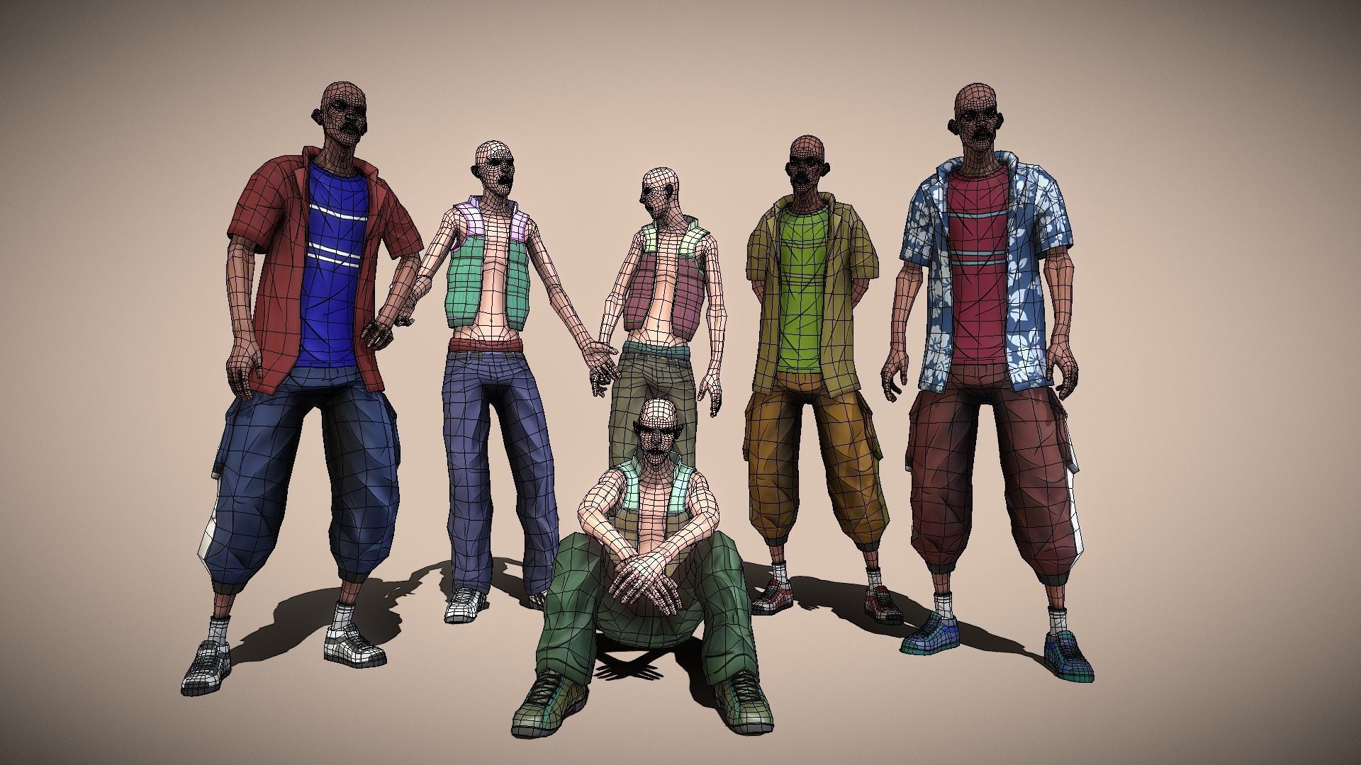 Urban Pack 3D model_4