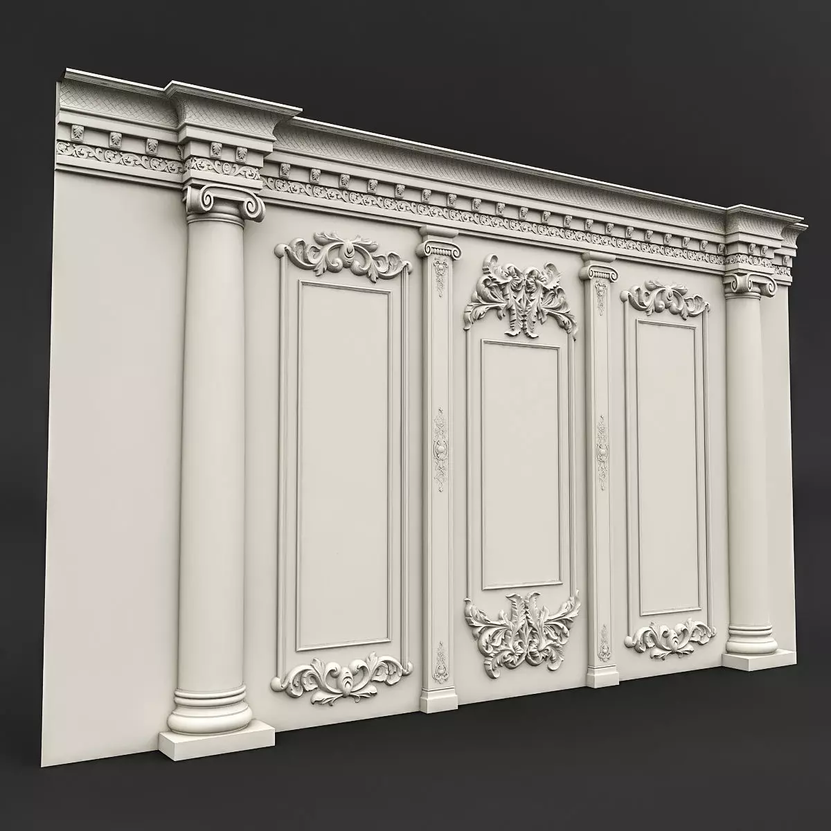 wall panel 02 3D model_0