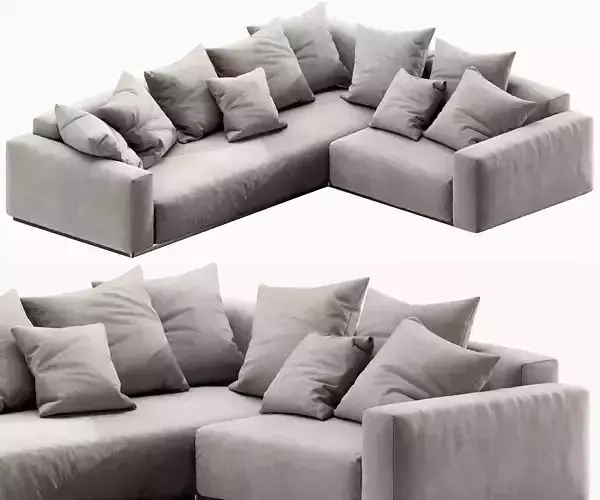 Flexform Lario Sectional 3D model