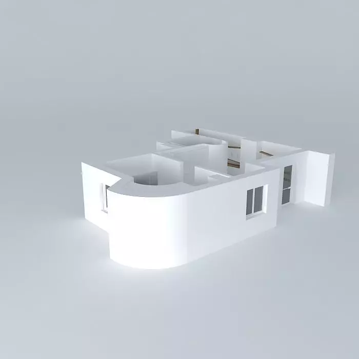 P036 Apartment interior Free 3D model_0