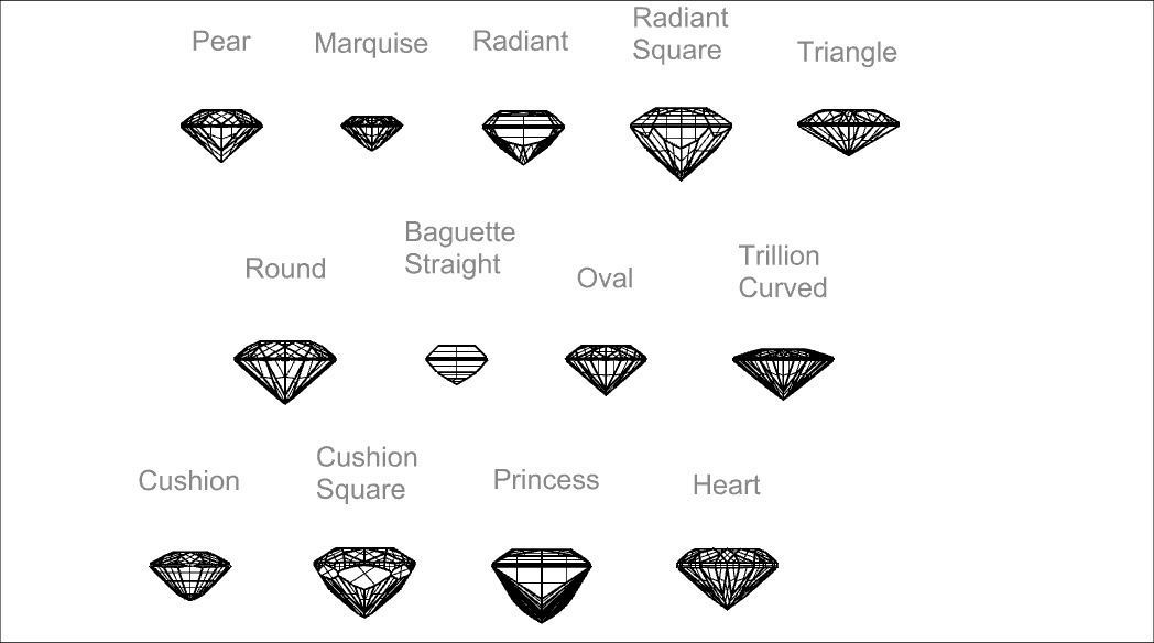 Ruby Gem Stones pack Low-poly 3D model_15