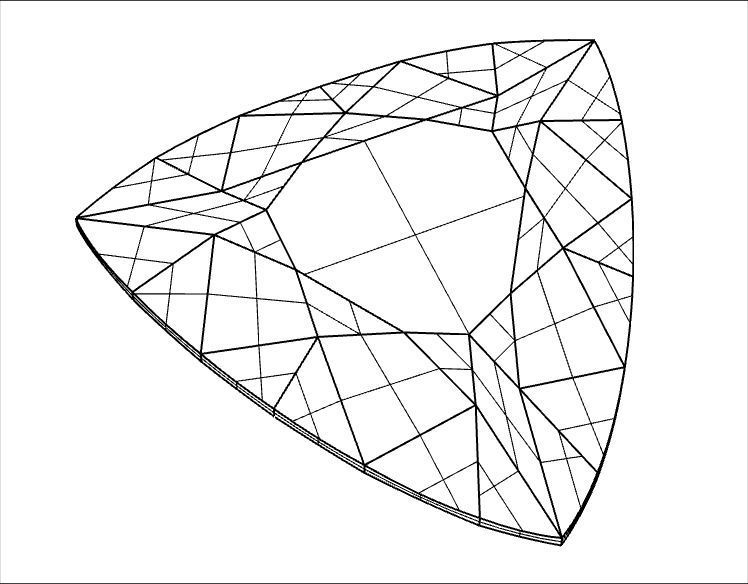 Ruby Gem Stones pack Low-poly 3D model_12