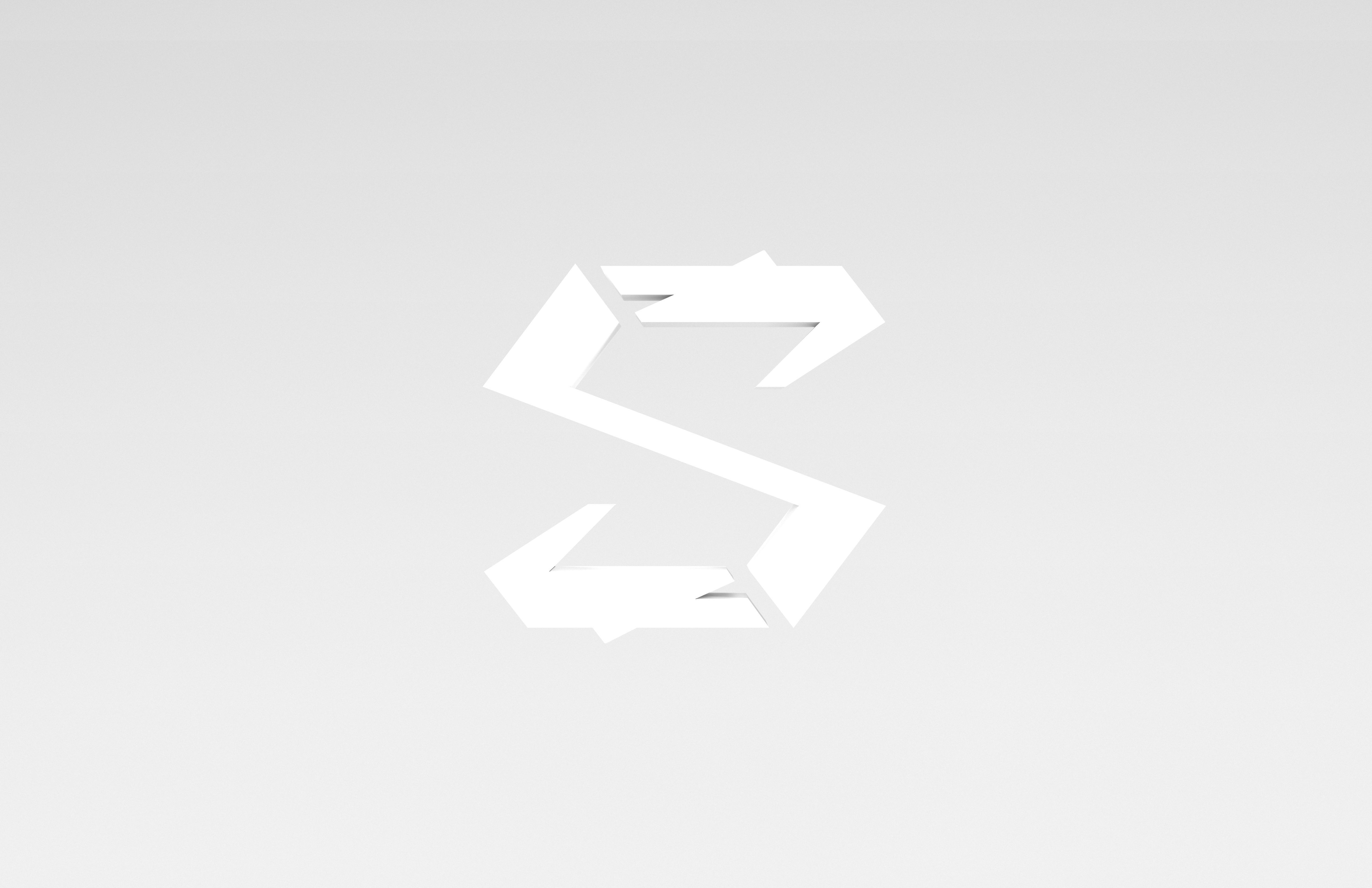 Black Shark Logo v1 003 Free low-poly 3D model_2