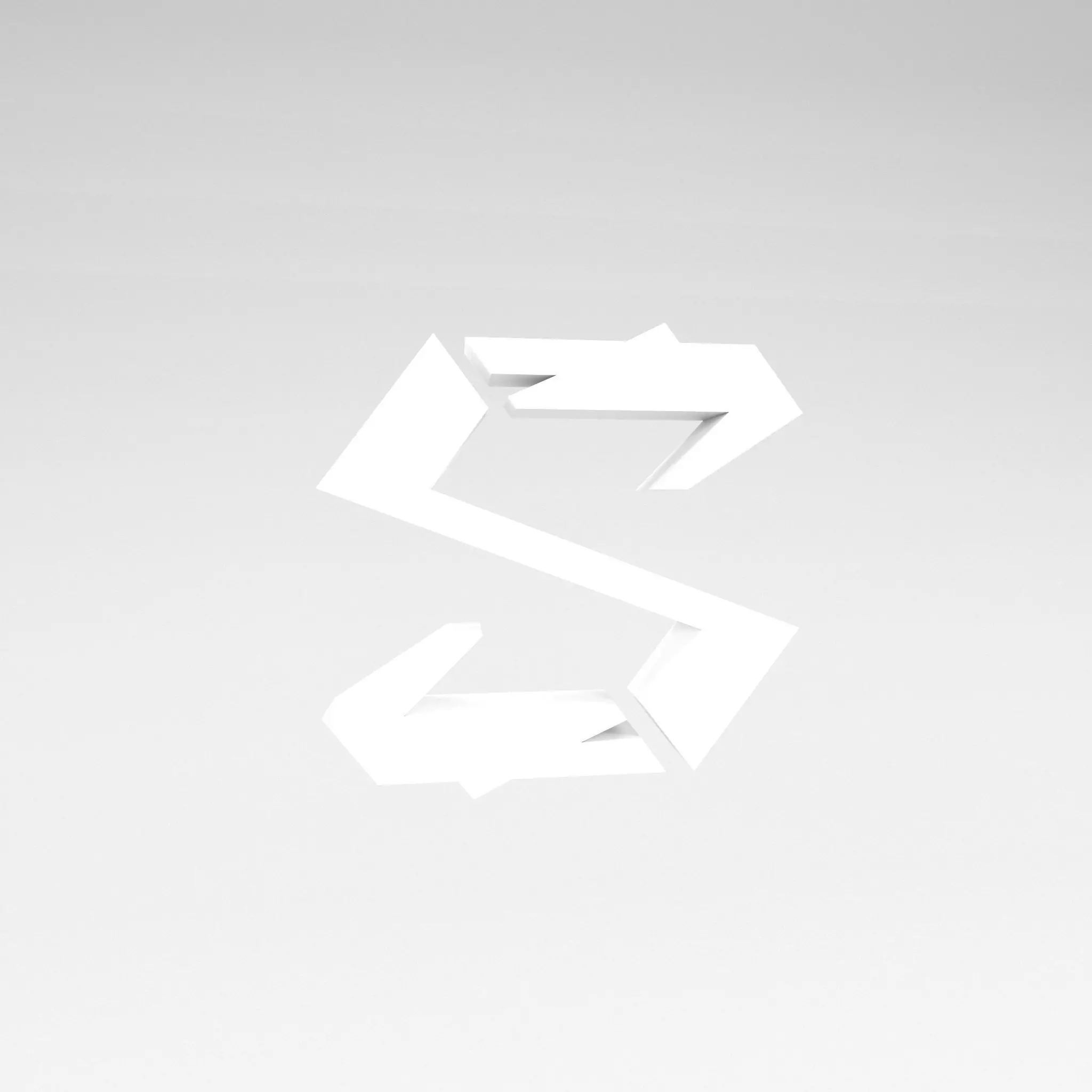 Black Shark Logo v1 003 Free low-poly 3D model_0