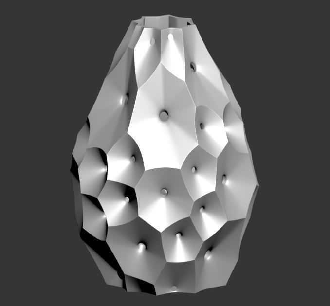 Conic Vase 3D print model_5