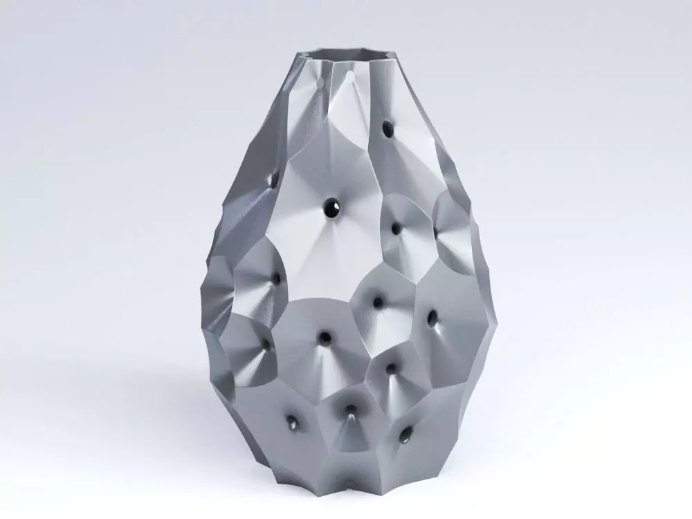 Conic Vase 3D print model_0