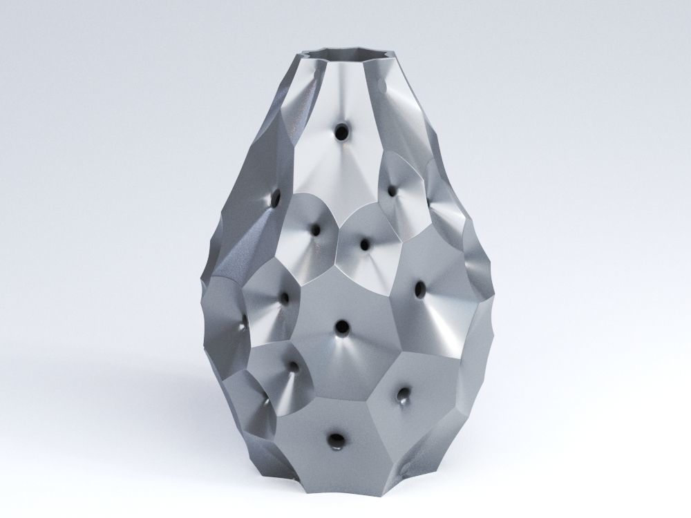Conic Vase 3D print model_7