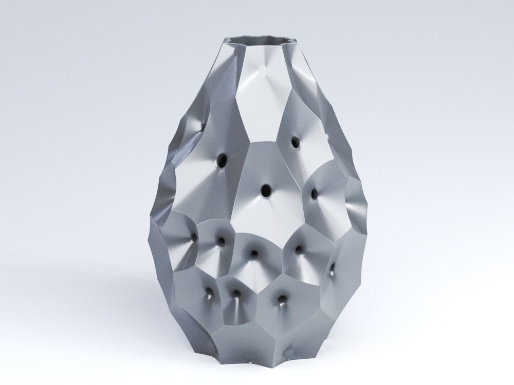 Conic Vase 3D print model_10