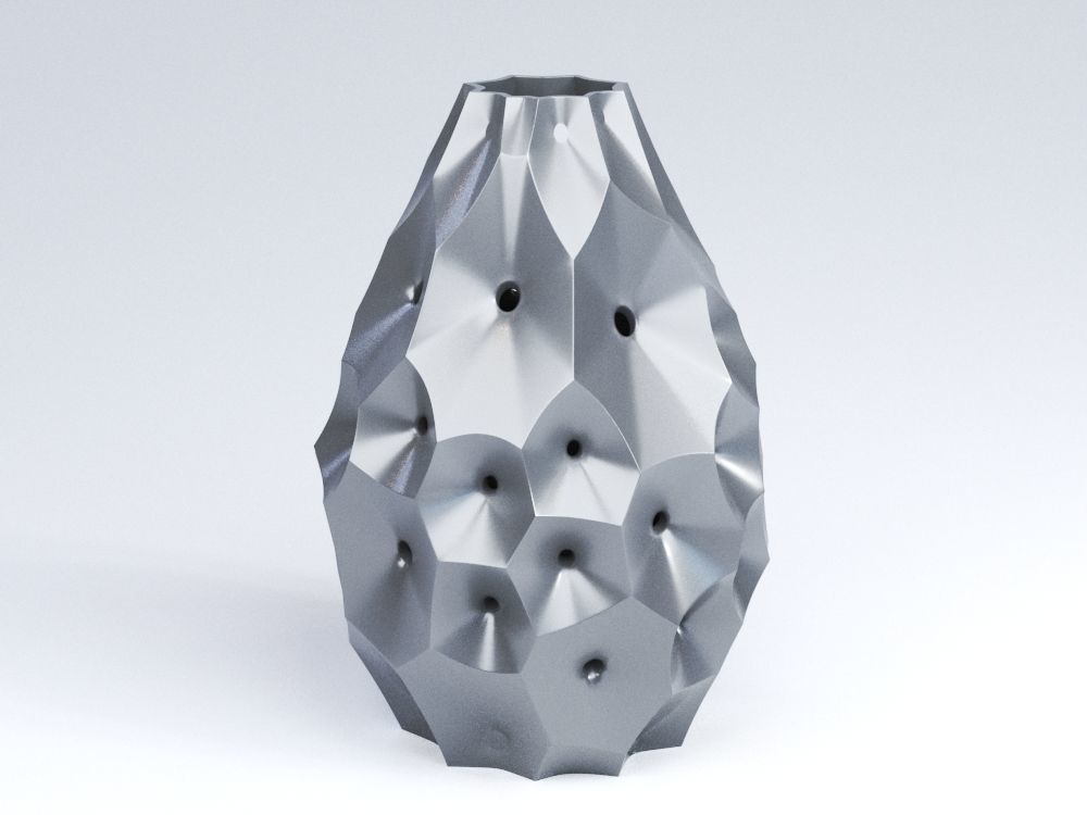 Conic Vase 3D print model_13