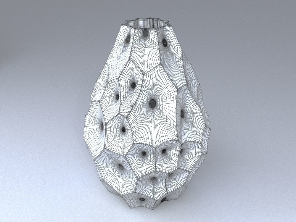 Conic Vase 3D print model_3