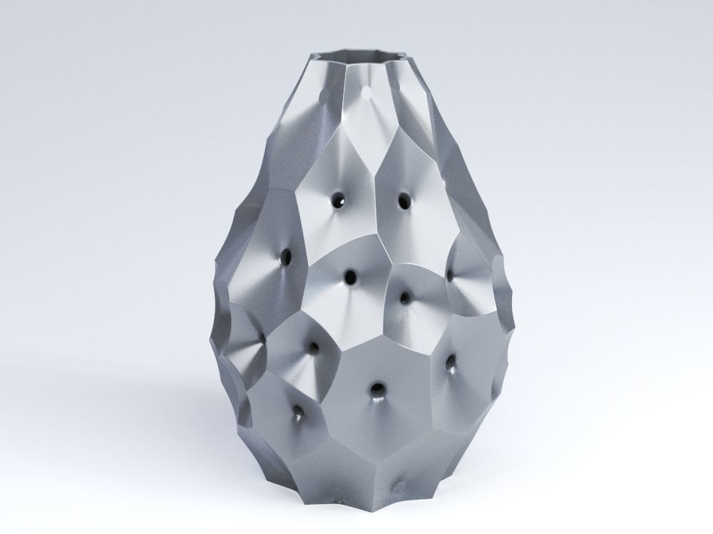 Conic Vase 3D print model_11