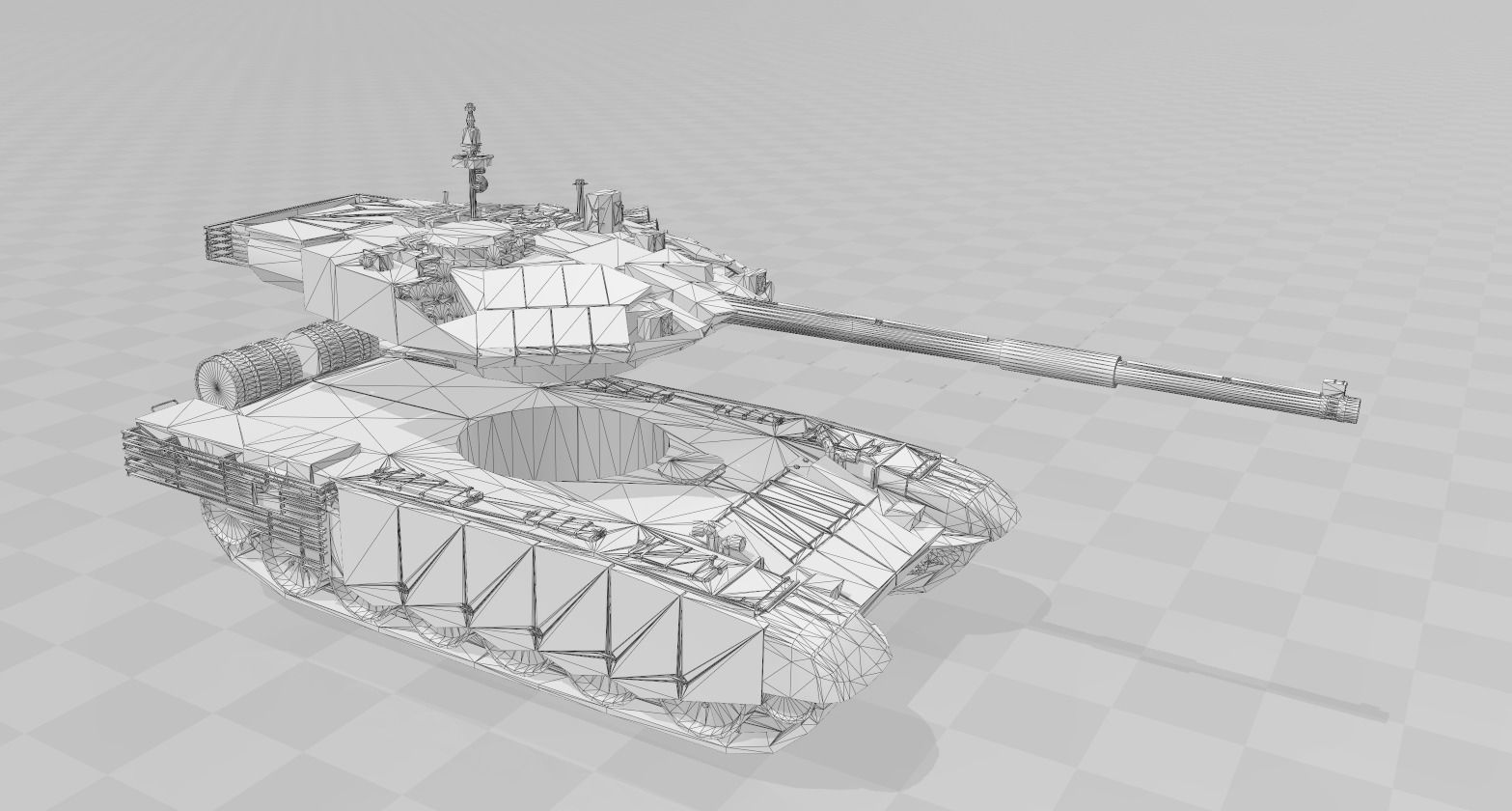 T-90MS tank 3D print model_1
