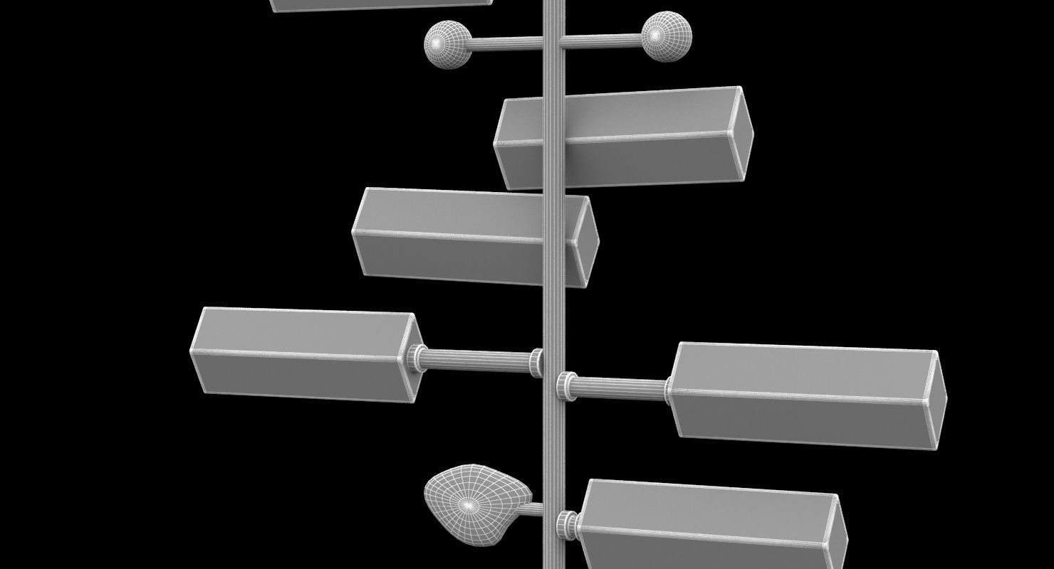 Harry Bertoia Sculpture 3D model_5