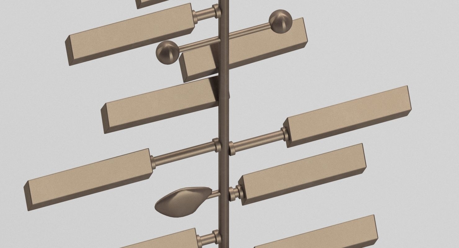 Harry Bertoia Sculpture 3D model_1