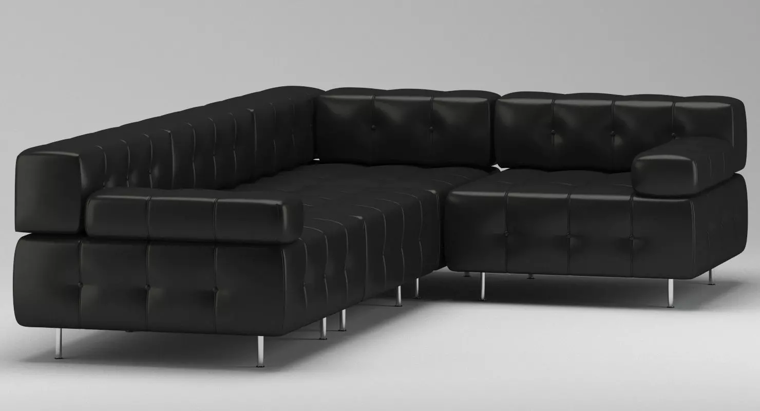Harvey Probber Sofa 3D model_0