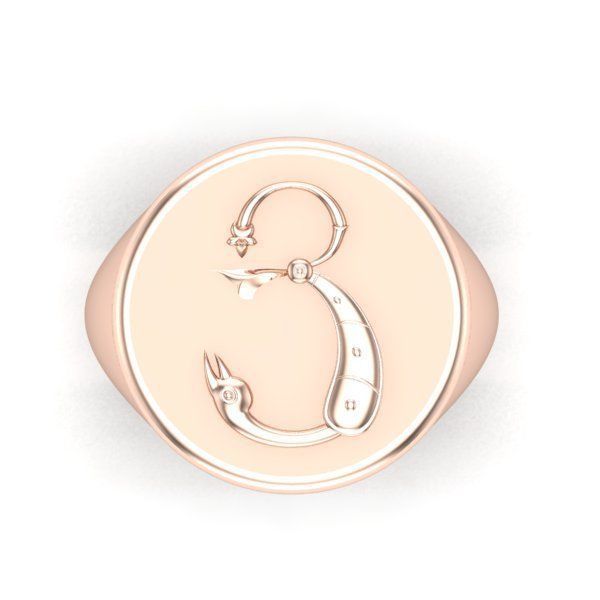 Ring trchnagir Ya 3D print model_25