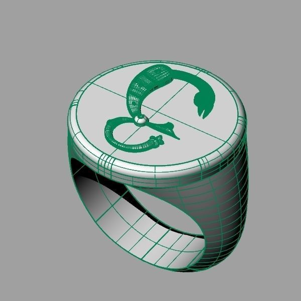 Ring trchnagir Ya 3D print model_11