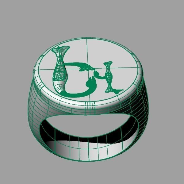 Ring trchnagir Ev 3D print model_16