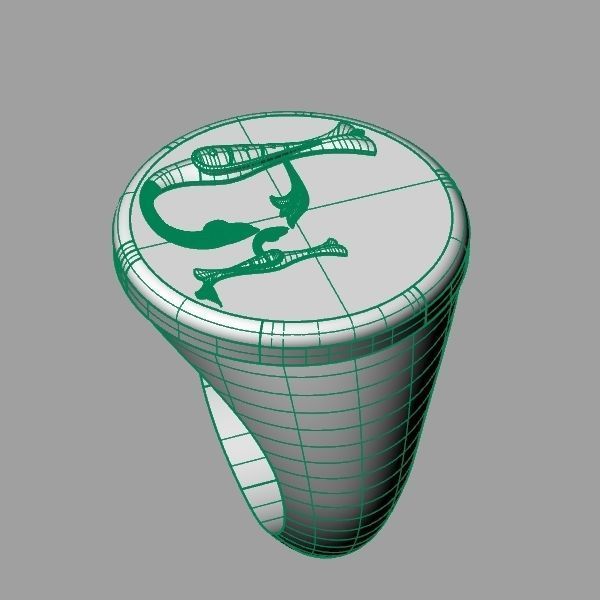 Ring trchnagir Ev 3D print model_7