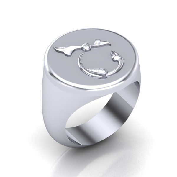 Ring trchnagir Ch 3D print model_16