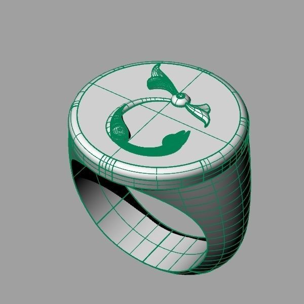 Ring trchnagir Ch 3D print model_11