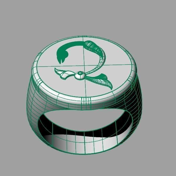 Ring trchnagir Ch 3D print model_15