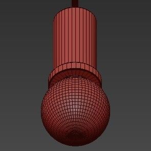 Socket Pendant High 3D model_3