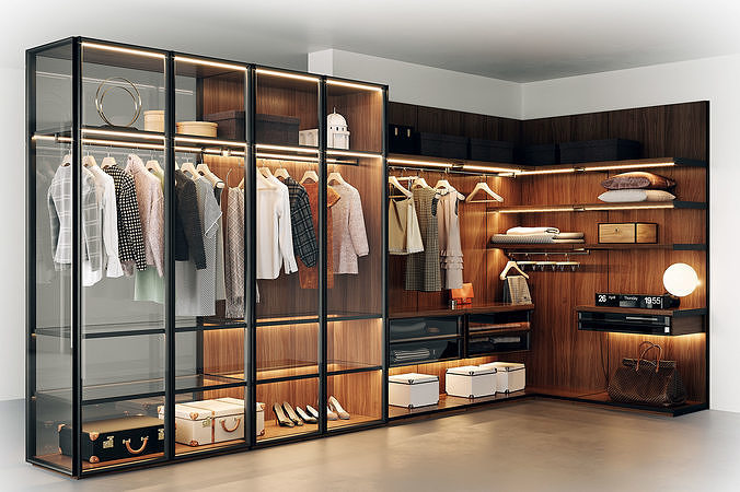 Molteni GLISS MASTER WARDROBE 3D model