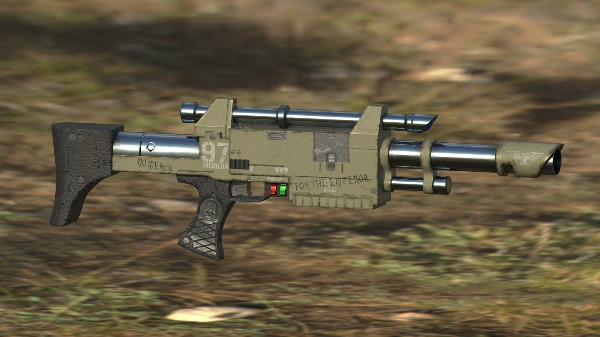 8-Pack Laser Gun 3D model_7