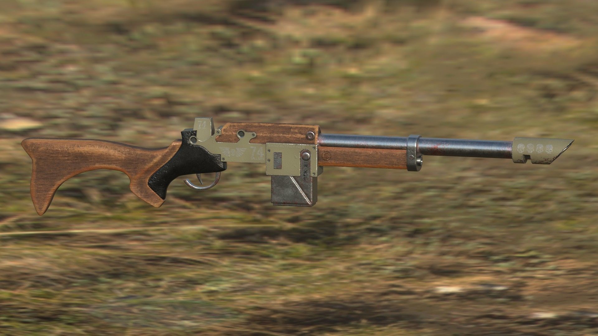 8-Pack Laser Gun 3D model_10