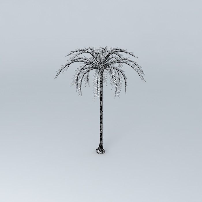 Inperial palm model Free 3D model_3