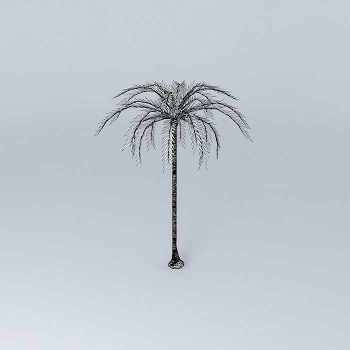 Inperial palm model Free 3D model_4