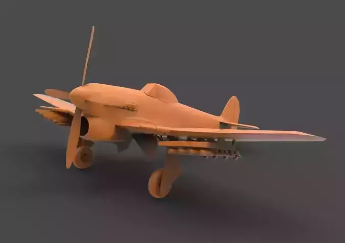 F6F Hellcat 3D print model