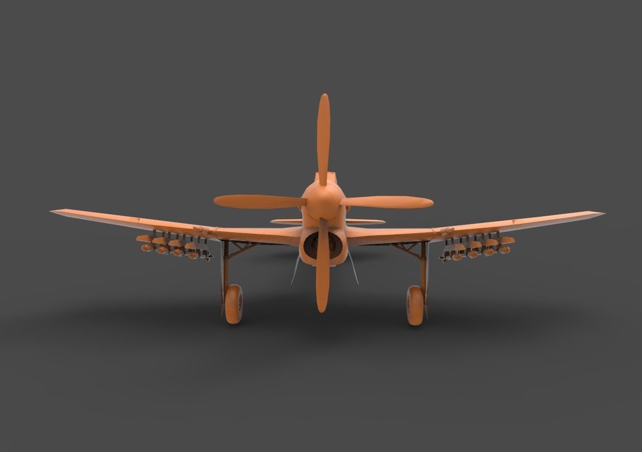 F6F Hellcat 3D print model_1