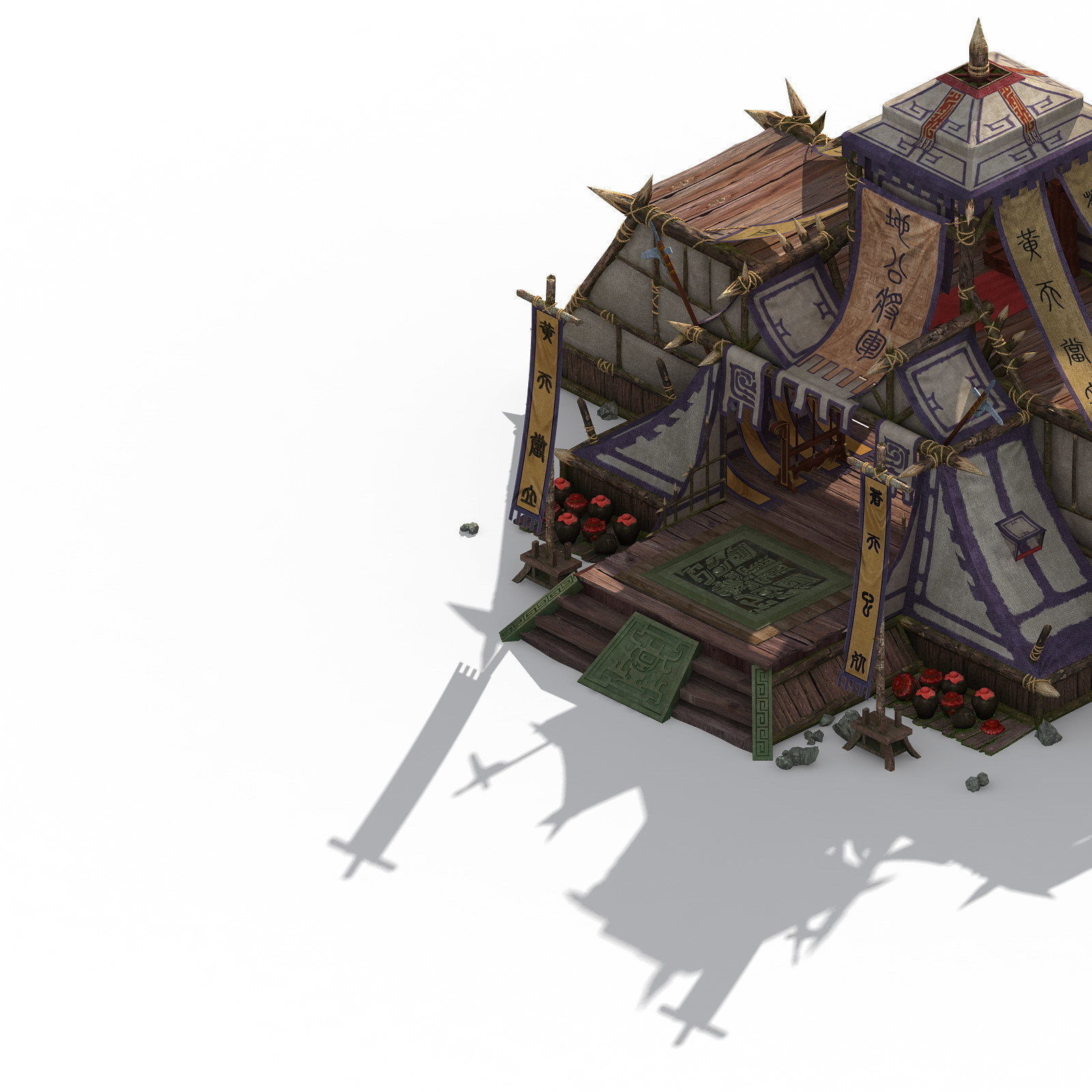 Tribe - big tent 3D model_1