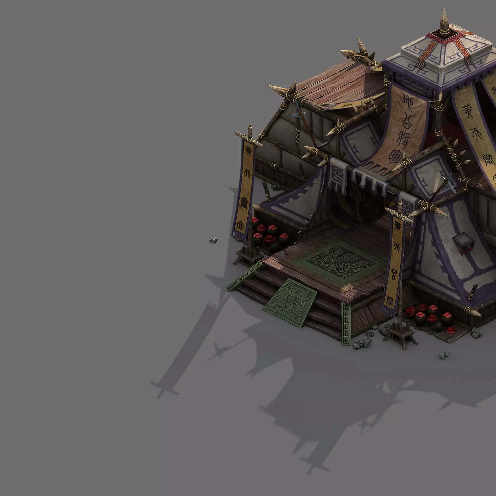 Tribe - big tent 3D model_0