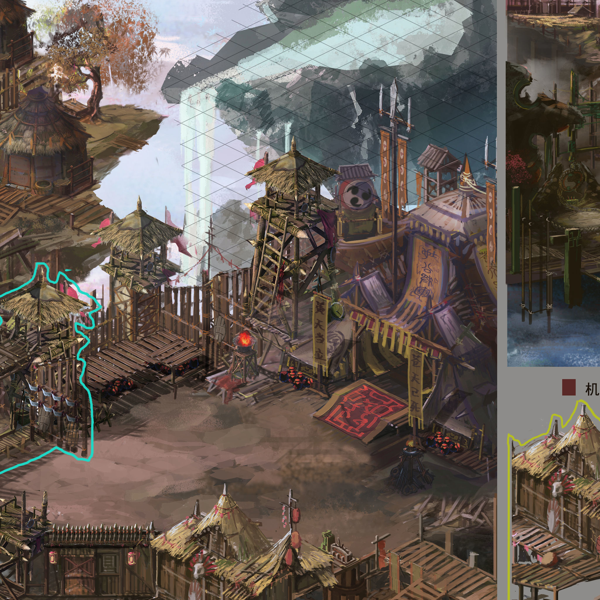 Tribe - big tent 3D model_4