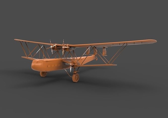 Handley Page HP42 3D print model