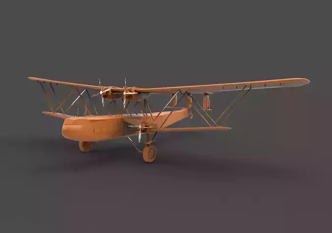 Handley Page HP42 3D print model