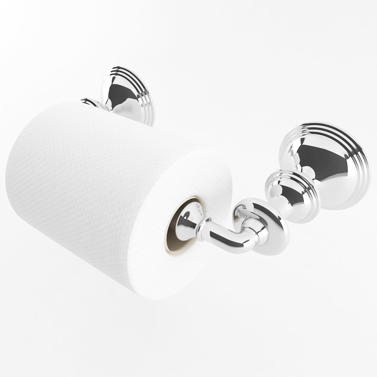 Toilet Paper Holder Style 2 3D model_1