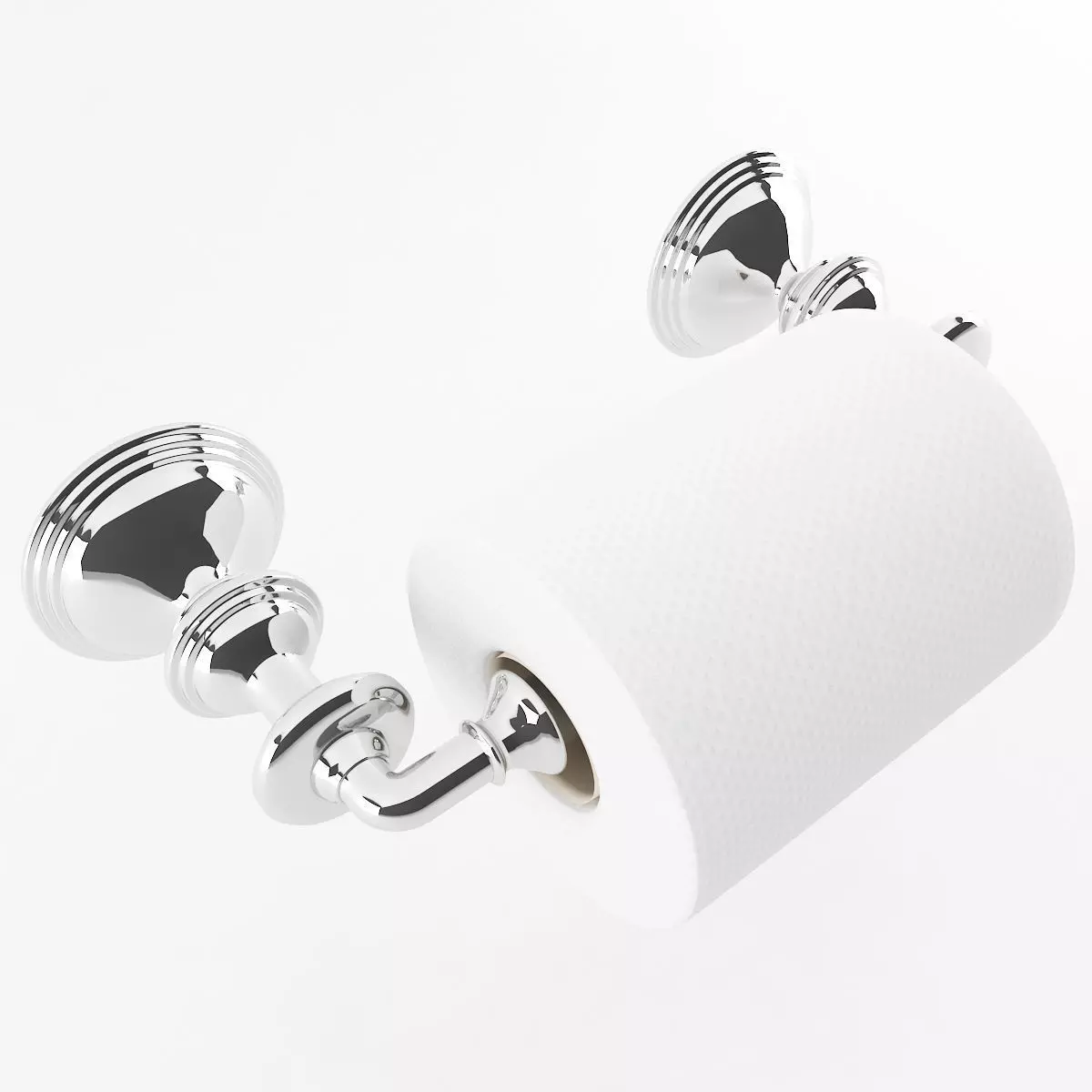 Toilet Paper Holder Style 2 3D model_0
