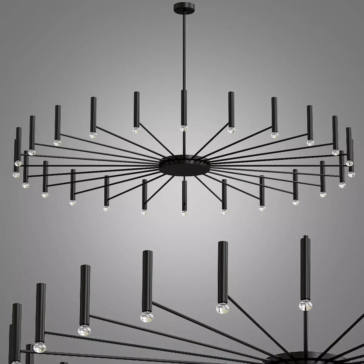 Oty Light POP P40 Chandelier round 3D model_0