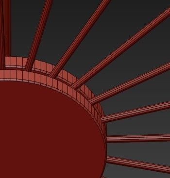 Oty Light POP P40 Chandelier round 3D model_2