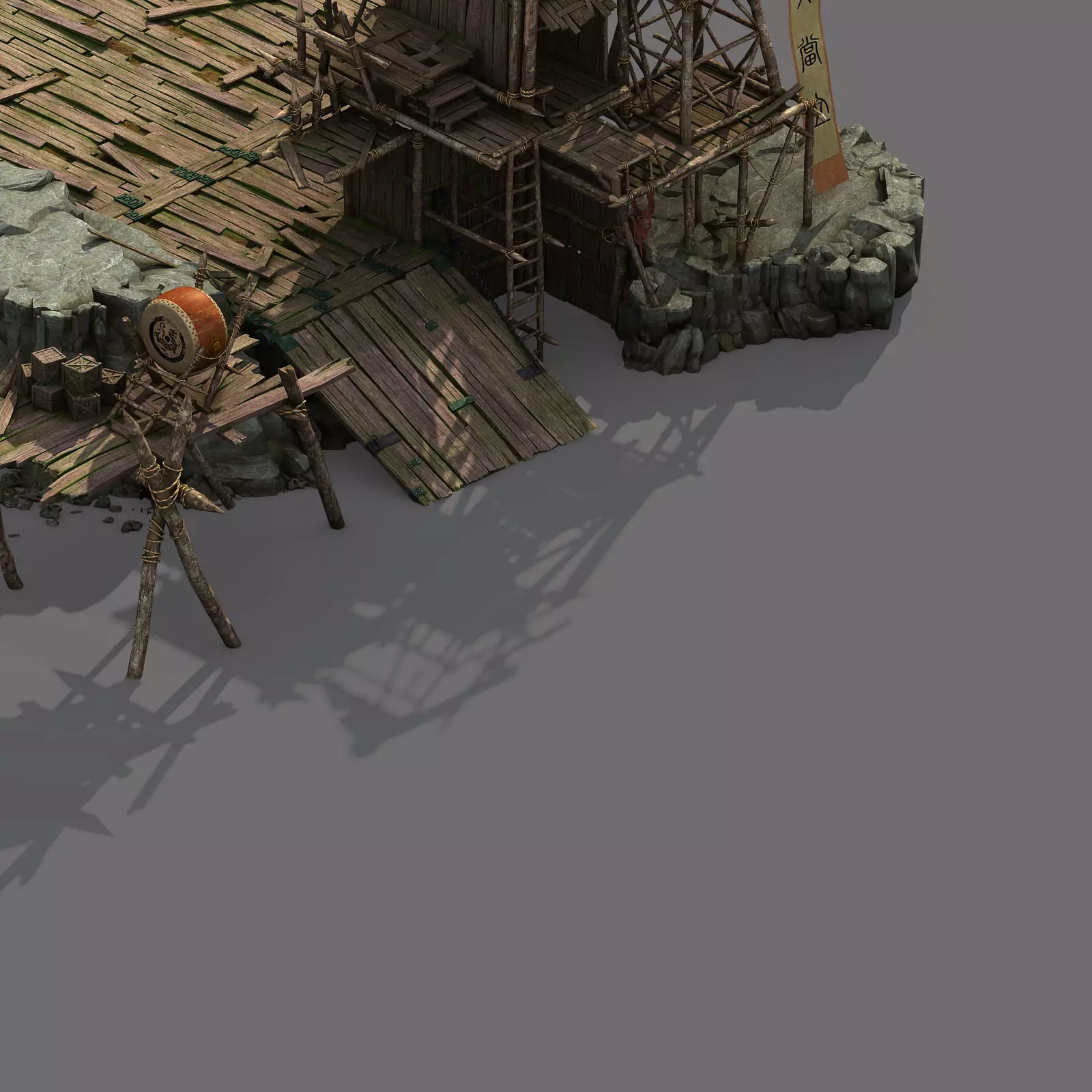 Tribe - entrance 3D model_0