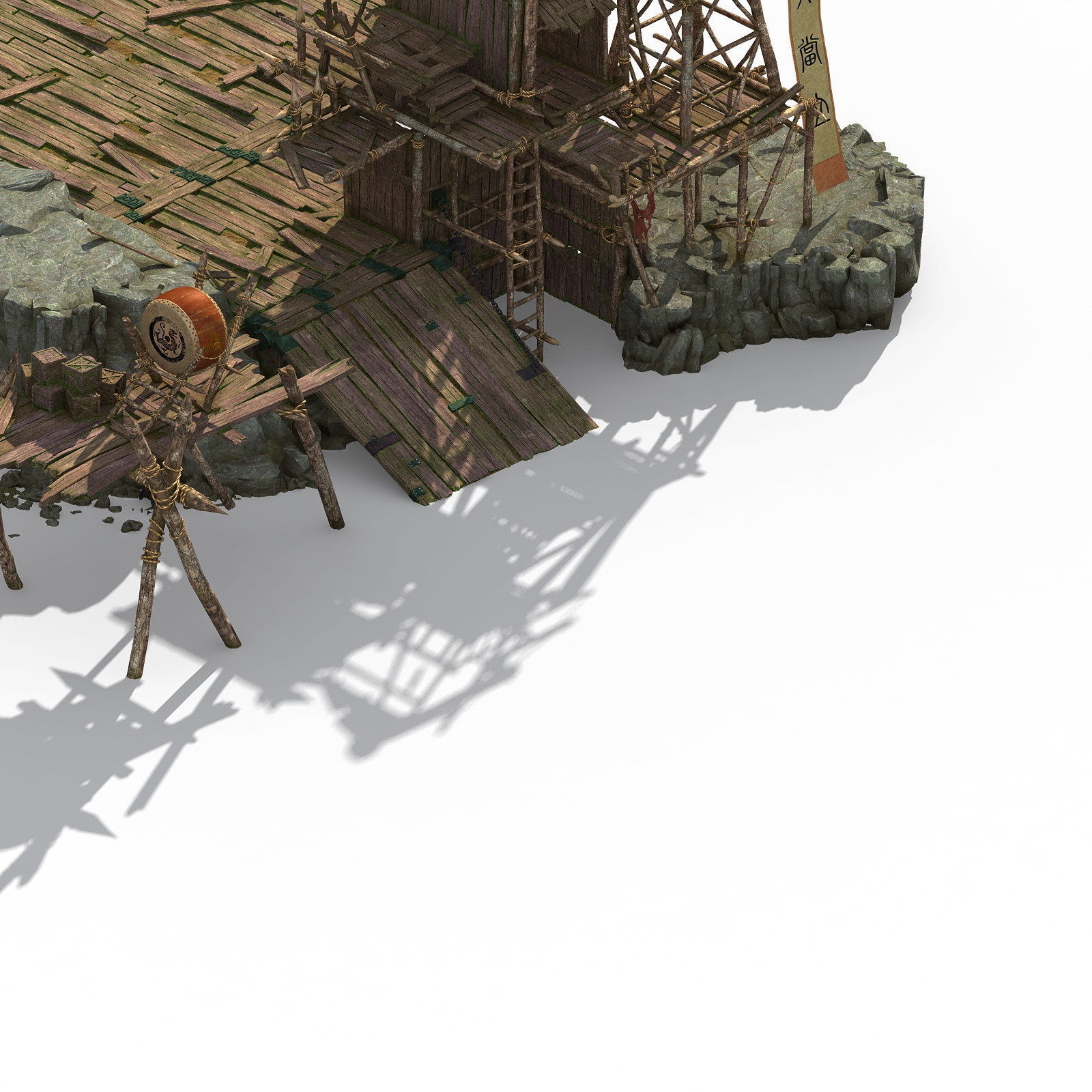 Tribe - entrance 3D model_3