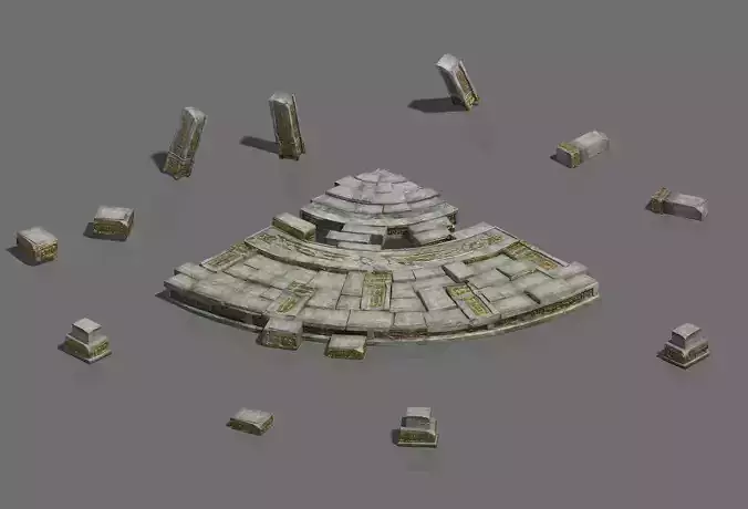 City - Broken Square Brick