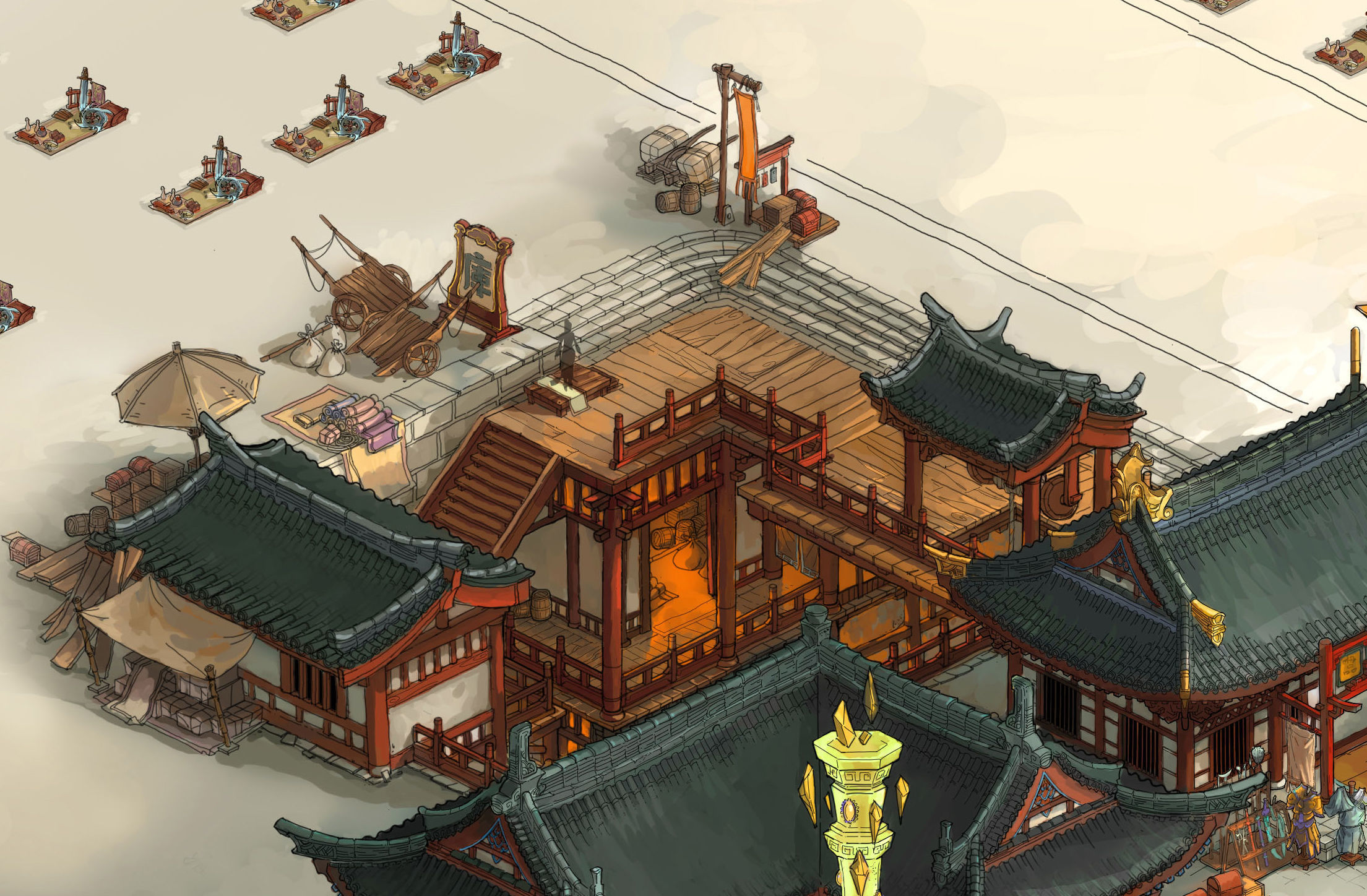 Game Model - City Warehouse 3D model_2