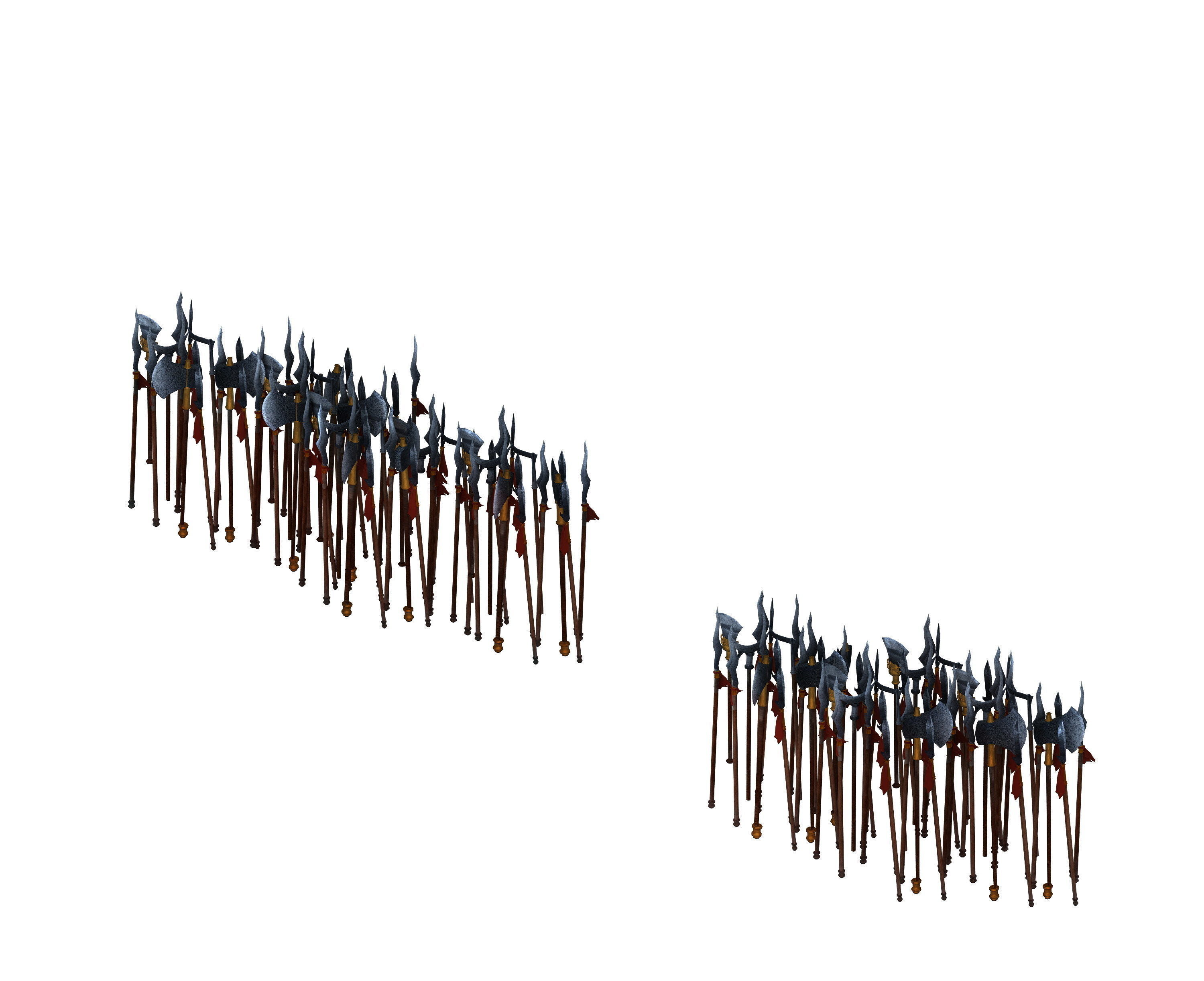 Game Model - City of large gang architecture 3D model_9