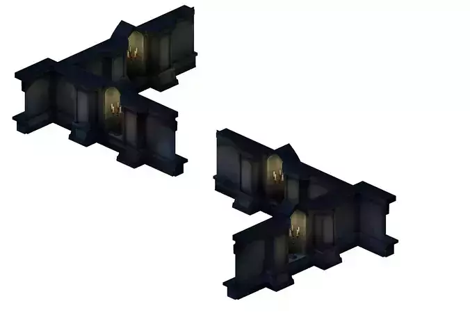 City Underground Palace - Wall Corner